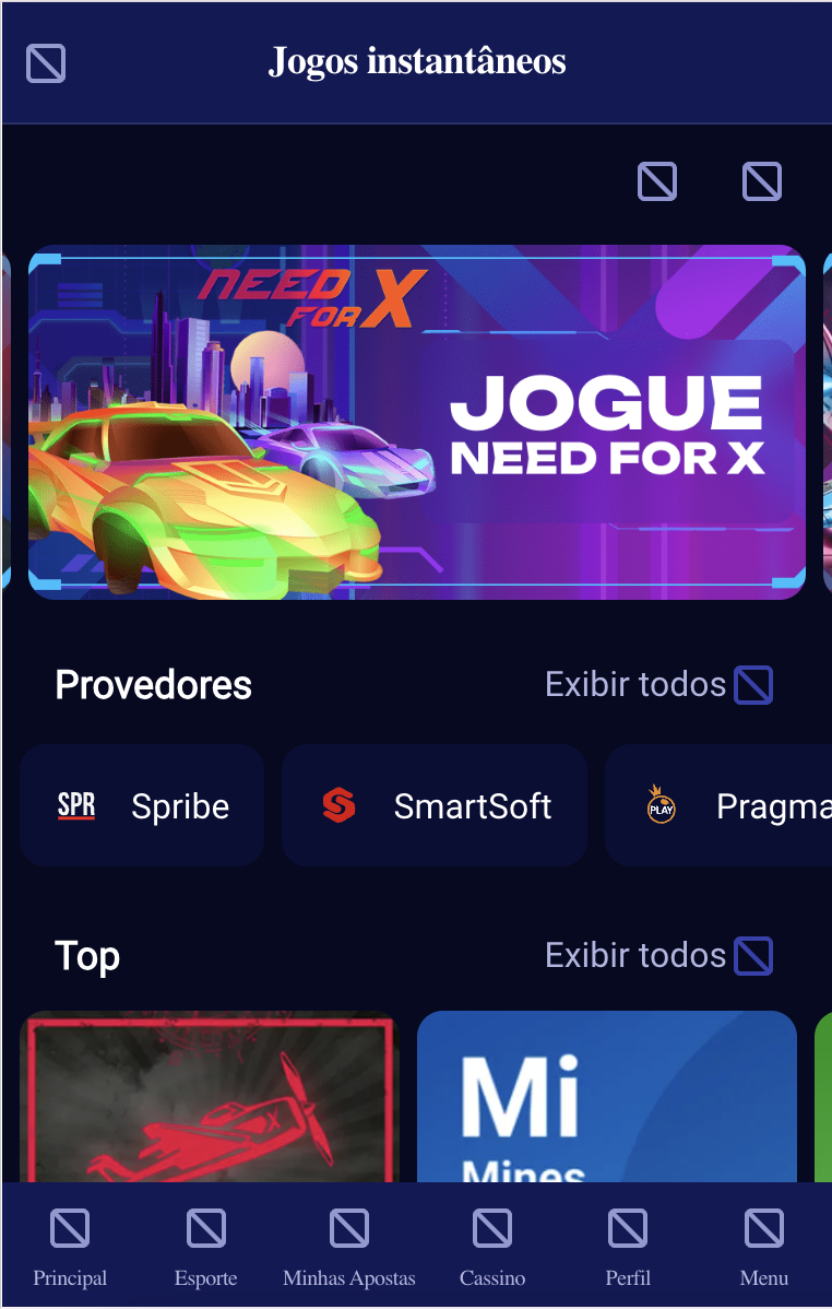 Jogos instantâneos na Fortabet